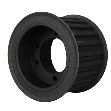 QD Bushed Timing Belt Pulley, Requires SK Bushing